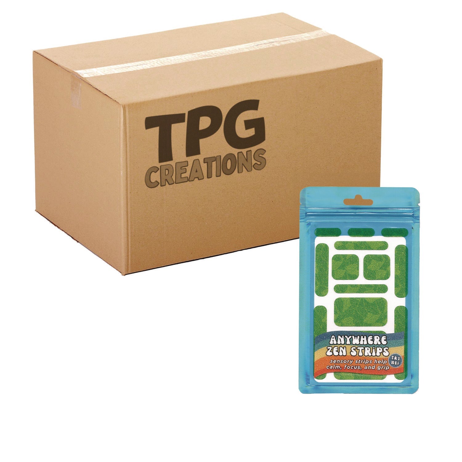 tpg-creations-anywhere-zen-strips-sandy-palm-leaves-assorted-colors-13-set-24-sets-carton-tpg88624_1